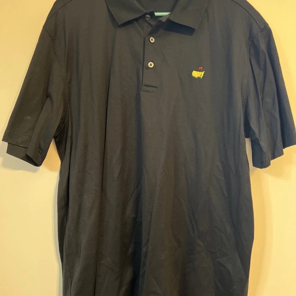 Masters Collection Men's Short Sleeve Golf Polo Black Size XL - Picture 1 of 4